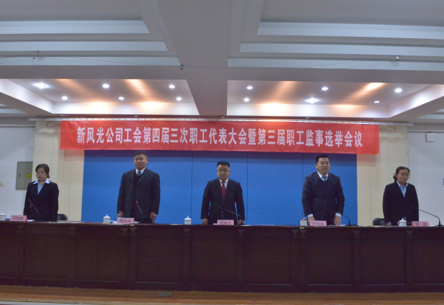 黨建帶工建，開(kāi)年譜新篇 新風(fēng)光公司工會(huì)第四屆三次職工代表大會(huì)召開(kāi)